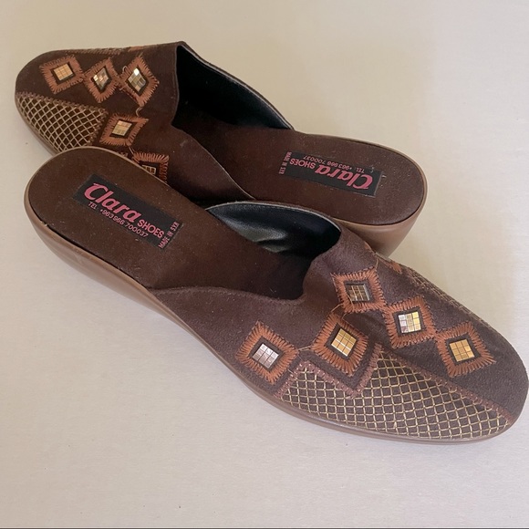 Brown women clogs - Picture 2 of 4